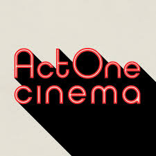 The logo for ActOne Cinema in Acton London