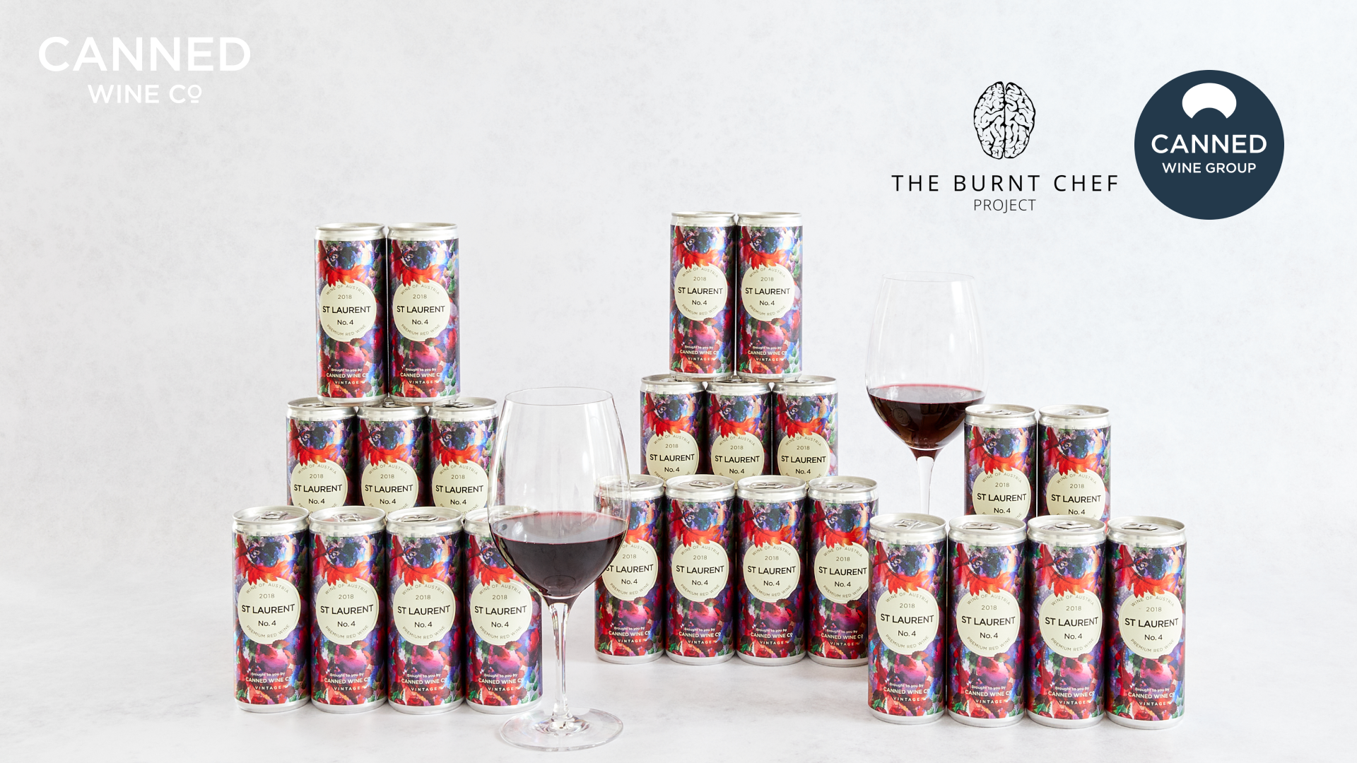 Canned Wine group & Burnt Chef