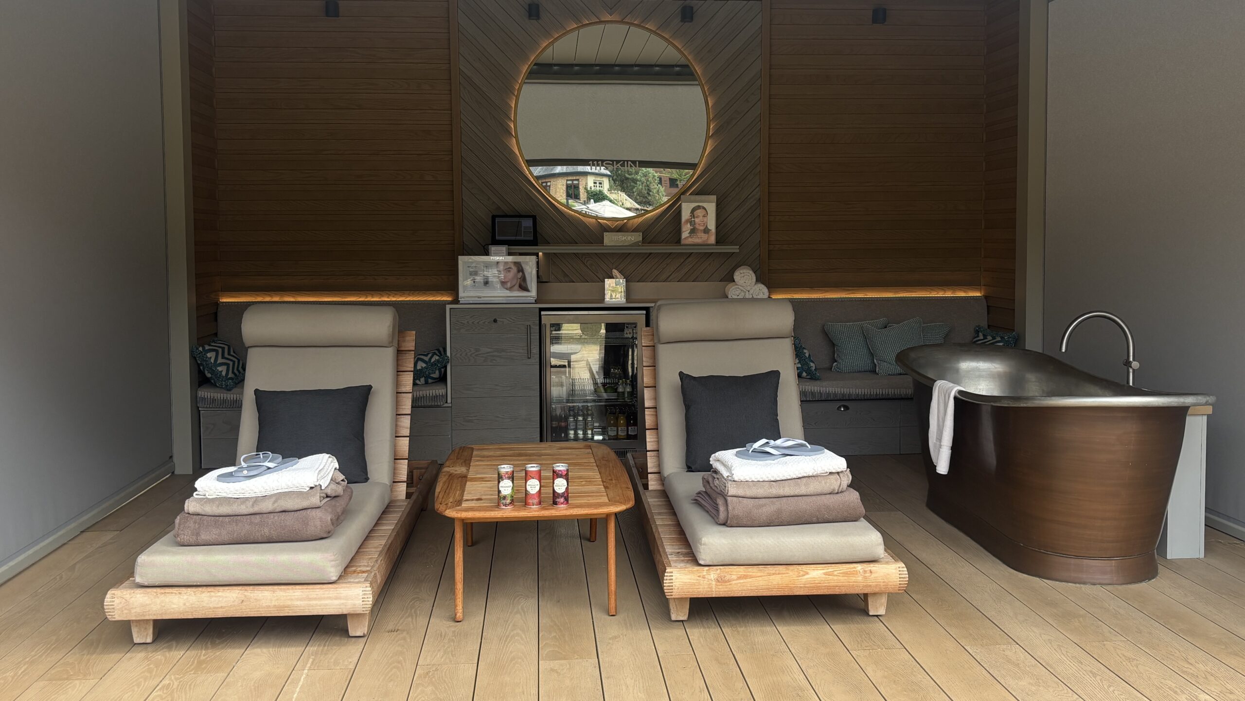 Canned Wine Co. at the Pennyhill Park Hotel spa