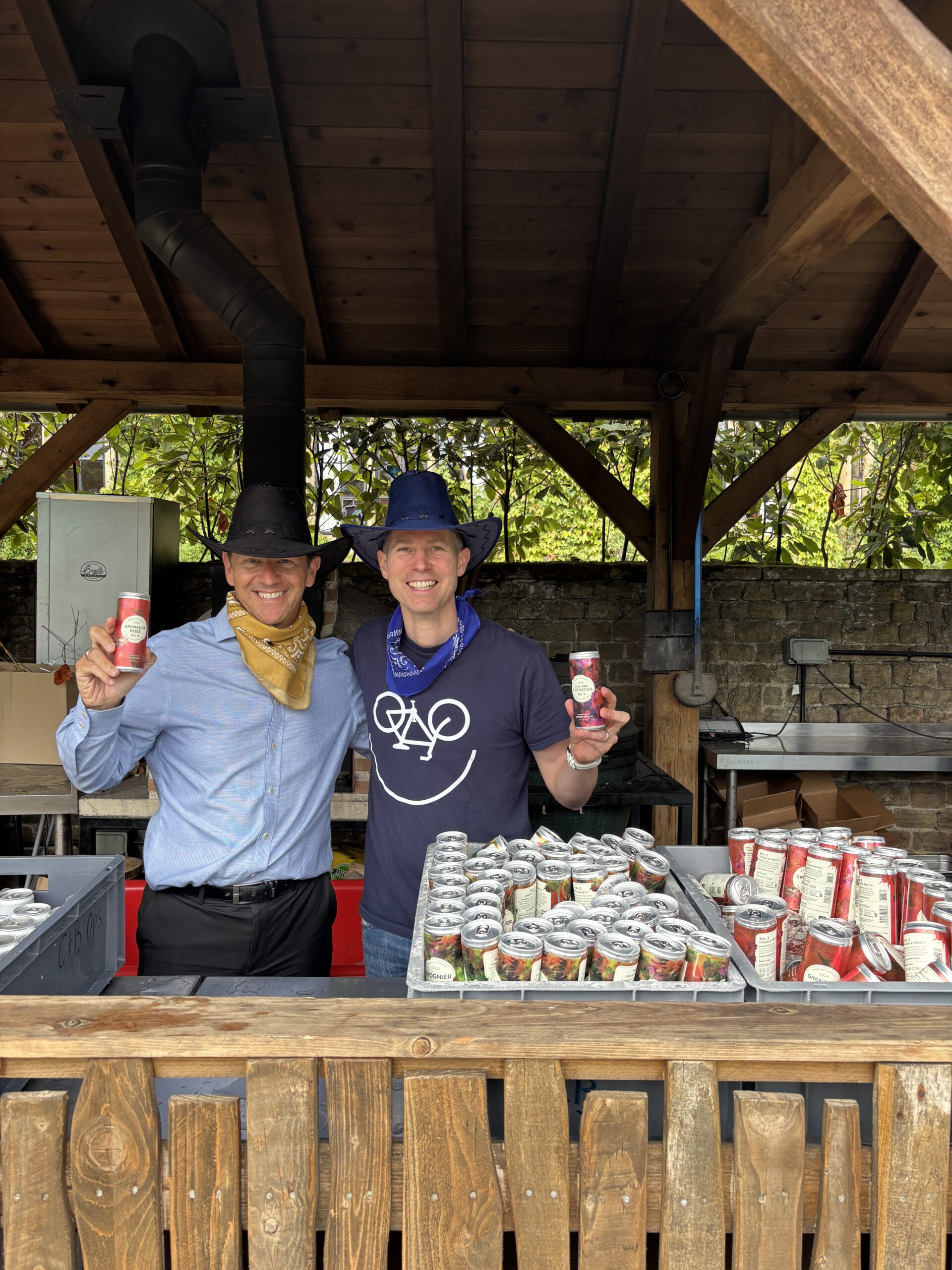 Pennyhill Park hotel outdoor bar at a family fun day.